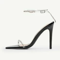 BEBO Fortune Strappy Heel In Black -Raid London Sales Store Fortune Black 4