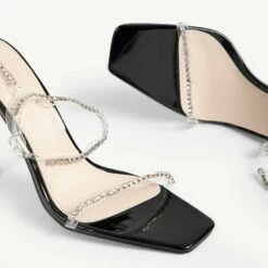 BEBO Fortune Strappy Heel In Black -Raid London Sales Store Fortune Black 5