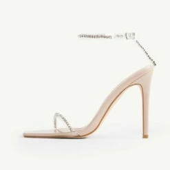 BEBO Fortune Strappy Heel In Nude -Raid London Sales Store Fortune Nude 4