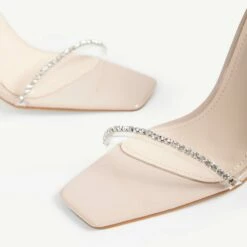 BEBO Fortune Strappy Heel In Nude -Raid London Sales Store Fortune Nude 5