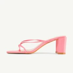 RAID Freddy Heeled Mule In Fuchsia -Raid London Sales Store Freddy Fuchsia 4