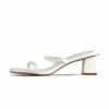 RAID Frieda Block Heeled Mule In White