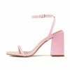 RAID Garry Block Heel Sandal In Pink Patent -Raid London Sales Store Garry Pink 5 7365693d 765d 4b87 bcb4 a3b26cfae0e5