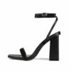 RAID Ginny Block Heels In Black -Raid London Sales Store Ginny Black 1