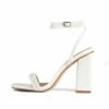 RAID Ginny Block Heels In White