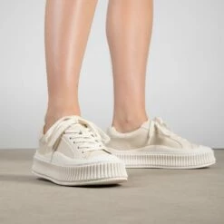 Raid Hatty Chunky Trainer In Beige -Raid London Sales Store Hatty Nude 3