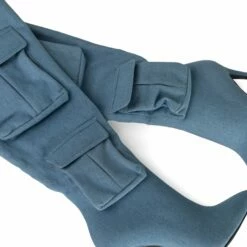 RAID Hazelle Knee High Boot In Denim -Raid London Sales Store Hazelle Denim 5