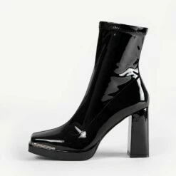 RAID Hunter Ankle Boot In Black Patent