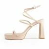 RAID Idana Platform Sandal In Nude