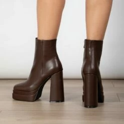 RAID Jadine Ankle Boot In Brown -Raid London Sales Store Jadine Brown 1