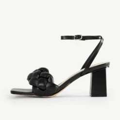 RAID Jaelyn Block Heel Sandal In Black -Raid London Sales Store Jaelyn Black 4