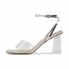 RAID Jane Perspex Heels In Silver