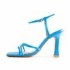 RAID Jennie Strappy Heel In Blue -Raid London Sales Store Jennie Blue