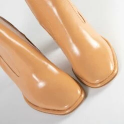 RAID Jennyl Block Heeled Ankle Boot In Sand -Raid London Sales Store Jennyl Sand 5