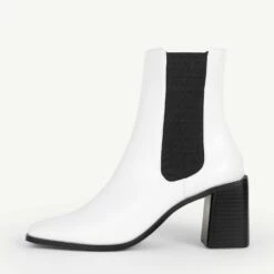 RAID Kennedi Ankle Boot In White -Raid London Sales Store Kennedi White 4