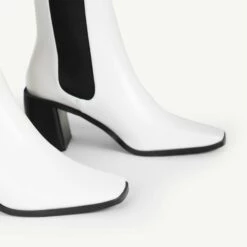 RAID Kennedi Ankle Boot In White -Raid London Sales Store Kennedi White 5