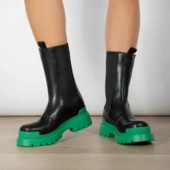 RAID Kerry Ankle Boot In Green -Raid London Sales Store Kerry Green 2