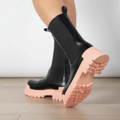 RAID Kerry Ankle Boot In Pink -Raid London Sales Store Kerry Pink 3