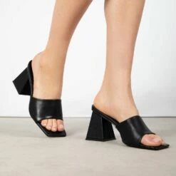 RAID Khloe Block Heeled Mule In Black