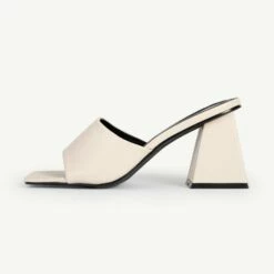 RAID Khloe Block Heeled Mule In Nude -Raid London Sales Store Khloe Nude 4
