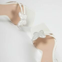 RAID Kinny Lace Up Heel In White -Raid London Sales Store Kinny White 4