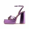 RAID Kylah Block Heeled Sandals In Lilac -Raid London Sales Store Kylah Lilac 1