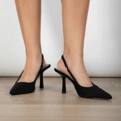 RAID Kylee Slingback In Black -Raid London Sales Store Kylee Black 3