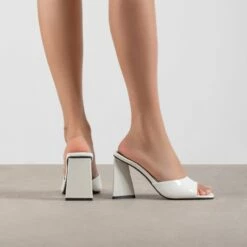 BEBO Kyrah Heeled Mule In White -Raid London Sales Store Kyrah White 1 a4a001d3 610b 4fcc be76 c0ddb9666020