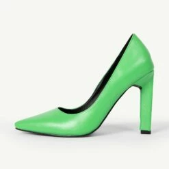 RAID Lara Court Shoe In Green -Raid London Sales Store Lara Green 4