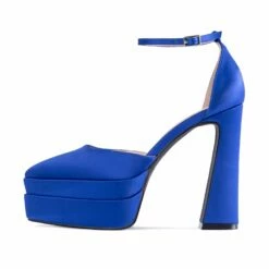 RAID Lavender Platform Heel In Blue -Raid London Sales Store Lavender Blue 5 8fa33c24 5e3b 4bd8 92ea 58c8833aaae3