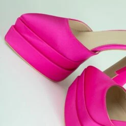 RAID Lavender Platform Heel In Hot Pink -Raid London Sales Store Lavender Pink 4