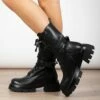 RAID Lenya Chunky Ankle Boot In Black