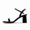 RAID Lilac Block Heeled Sandal In Black -Raid London Sales Store Lilac Black