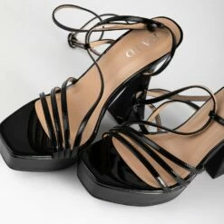 RAID Maddelina Strappy Platform In Black -Raid London Sales Store Maddelena Black 4