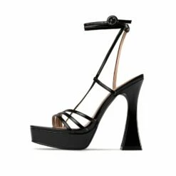 RAID Maddelina Strappy Platform In Black