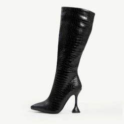 RAID Malina Long Boot In Black -Raid London Sales Store Malina Black 1