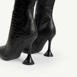 RAID Malina Long Boot In Black -Raid London Sales Store Malina Black 6