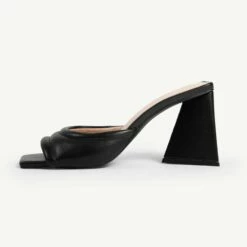 RAID Marinda Block Heeled Mule In Black -Raid London Sales Store Marinda Black 1