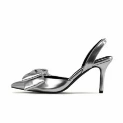 RAID Martini Slingback Heel In Silver -Raid London Sales Store Martini Silver a4dda19a 3936 4ae6 b8e3 ee029ffc61c8