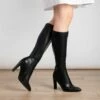 RAID Mellina Long Boot In Black -Raid London Sales Store Mellina Black 3