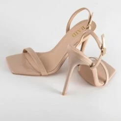 RAID Meryn Heeled Sandal In Nude -Raid London Sales Store Meryn Nude 4