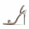 RAID Meryn Heeled Sandal In Silver