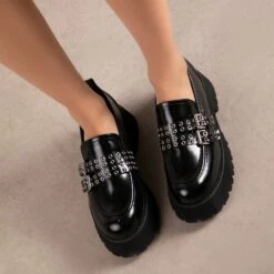 RAID Mitali Loafers In Black -Raid London Sales Store Mitali Black 2