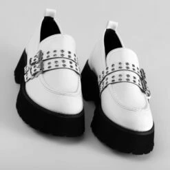 RAID Mitali Loafers In White -Raid London Sales Store Mitali White 4