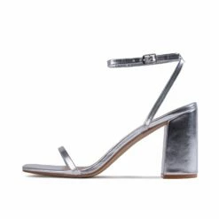 RAID Molika Block Heeled Sandal In Silver -Raid London Sales Store Molika Silver 5 191052ce e445 43f2 a4eb a48fc982c8eb