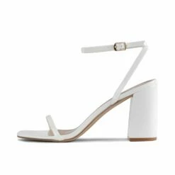 RAID Molika Block Heeled Sandal In White -Raid London Sales Store Molika White 5 46ad24a2 5b95 4c82 a233 93cfa601ff45
