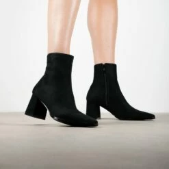 RAID Mollie Ankle Boot In Black Suede -Raid London Sales Store Mollie Black 2