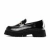RAID Monster Chunky Flat Shoe In Black Croc
