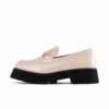 RAID Monster Chunky Flat Shoe In Nude Croc