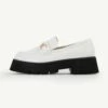 RAID Monster Chunky Flat Shoe In White -Raid London Sales Store Monsterr White 4